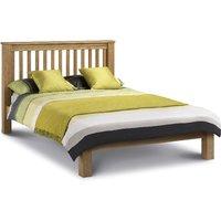 Julian Bowen Amsterdam Oak Low Foot End Bed Super King Wooden Bed