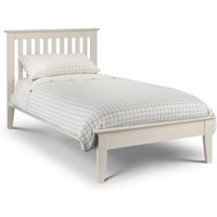 Julian Bowen Salerno Shaker Bed Ivory Single Ivory Wooden Bed