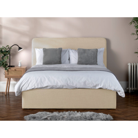Snuggle Beds Olivia King Size Olivia Beige Ottoman Bed