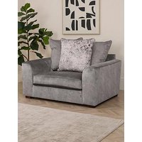 Very Home Portobello Fabric Snuggle Chair - Made To Order In The Uk