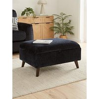 Very Home Margate Fabric Storage Footstool - Made To Order In The Uk