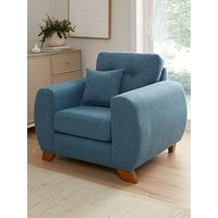 Very Home Prent Chenille Armchair - Made To Order In The Uk