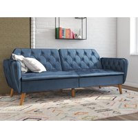 Dorel Tallulah Blue Velvet Sofa Bed