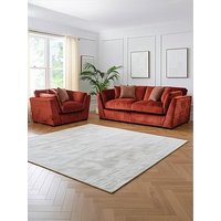 The Very Collection Caressa 3 Seater Fabric Sofa + Chair