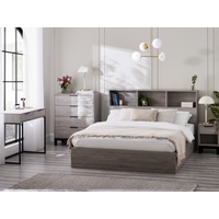 Julian Bowen Bali Ottoman Bed Double Grey Oak Ottoman Bed