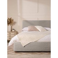 Aspire Willowford Ottoman Bed - Silver - Small Double