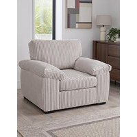 Very Home Amalfi Fabric Armchair - Silver - Fsc&Reg; Certified