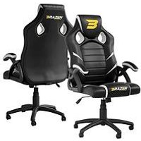 Brazen Puma Pc Gaming Chair - Black And White