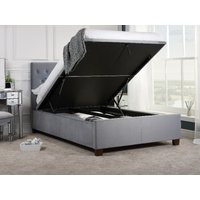 Birlea Cologne Ottoman Bed Double Grey Ottoman Bed