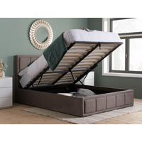 Birlea Hannover Fabric Ottoman Bed Double Grey Ottoman Bed