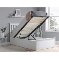 Birlea Phoenix Ottoman White Single White Ottoman Bed