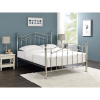 Limelight Callisto King Size Chrome Metal Bed