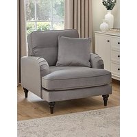 Very Home Victoria Fabric Armchair - Grey - Fsc&Reg; Certified