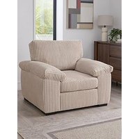Very Home Amalfi Fabric Armchair - Cream - Fsc&Reg; Certified