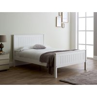 Limelight Taurus Single White Wooden Bed