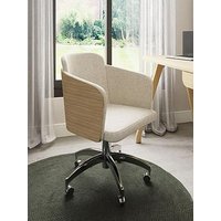 Jual San Francisco Fabric Office Chair - Real Wood Veneer