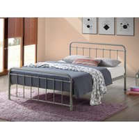 Time Living Miami Small Double Pebble Metal Bed