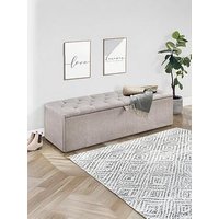 Julian Bowen Ravello Blanket Box - Mink
