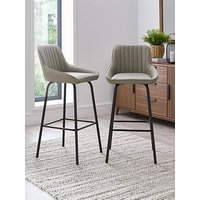 Very Home Marlow Pair Of Faux Leather Bar Stools - Fsc&Reg; Certified