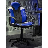 X Rocker Saturn Mid-Back Esport Gaming Chair - Black / Blue /White
