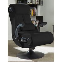 X Rocker Play Deluxe 4.1 Multi-Stereo Audio Media Chair With Vibration - Black