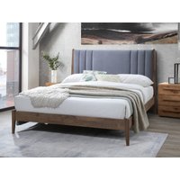 Time Living Cheslyn King Size Dark Grey Wooden Bed