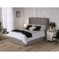 Snuggle Beds Noah King Size Charcoal Ottoman Bed