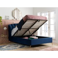 Birlea Lottie King Size Midnight Blue Ottoman Bed