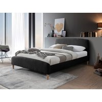 Birlea Otley Double Charcoal Fabric Bed