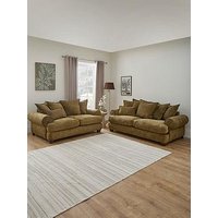 Very Home Amersham 3 + 2 Seater Scatter Back Fabric Sofas Set (Buy & Save!) - Made To Order In The Uk