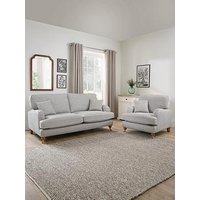 Very Home Bay Stripe 3 Seater Sofa + Armchair Set (Buy & Save!) - Made To Order In The Uk