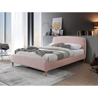 Birlea Otley Double Pink Fabric Bed