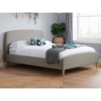Birlea Quebec Double Grey Fabric Fabric Bed