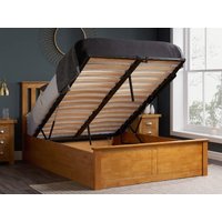 Birlea Phoenix Ottoman Oak Double Oak Ottoman Bed