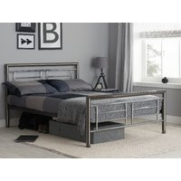 Birlea Montana Double Nickel and Chrome Metal Bed