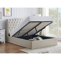 Limelight Rosa Storage Double Natural Ottoman Bed