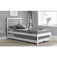 Birlea Buxton Trundle Bed Frame, Single, White