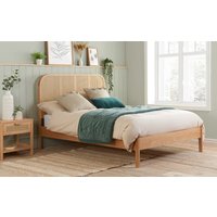 Birlea Margot Rattan Bed Frame, King Size, Oak
