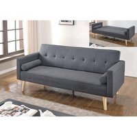 Heartlands Furniture Paris Sofa Bed Dark Grey Sofa Bed