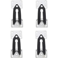 2pcs Furniture Hinge Sofa Connector Hasp Alligator Clip Joint Snap Link Sectional Sofa Connection Fastener  Hardware Accessories