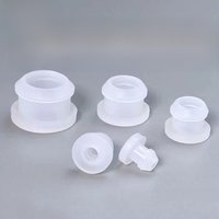 4.5mm-50.6mm Transparent Hole Plug Round Silicone Rubber Snap-on Grommet Hole Plugs End Caps Bung Wire Cable Protect Bush
