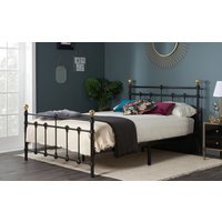 Birlea Atlas Metal Bed Frame, Small Double, Cream