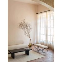 1pc Minimalist Short Stool, Super Soft & Space Saving Short Sofa, Household Shoe Bench with Soft Seating, for Living Room Entry