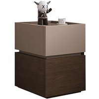 Modern Minimalist Bedside Table Made Of Solid Wood With Luxury Finish High Quality Storage Cabinet For Bedroom Organization