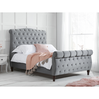 Birlea Colorado King Size Grey Fabric Bed