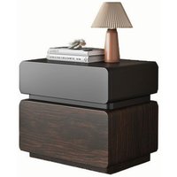 Walnut Wood Retro Home Decoration Light Luxury Style Living Room Side Table Storage Cabinet Bedroom Customized Bedside Table