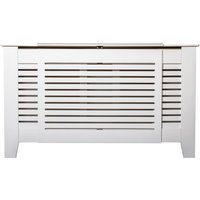 Vertical Slat Heater Covers, MDF Radiator Cover Wooden Cabinet Shelving Radiator Shelve For Home Office Vertical Slatted Vent