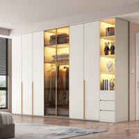 Wardrobes for Clothes in Room Wooden Closet Wardrobe Bedroom Sliding Doors Comfortable for Room for Clothes Furniture Modern