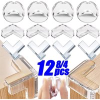 4/8/12PCS Children Safety Silicone Protector Table Corner Edge Protection Cover Children Anticollision Edge Guards
