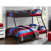 Dorel Single over Double Triple Sleeper Bunk Bed Double Black Bunk Bed